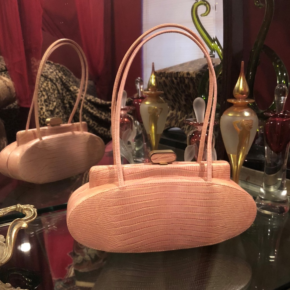 RODO MADE IN ITALY LIZARD HANDBAG